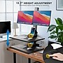 Mount-It! 28"W Electric Adjustable Standing Desk Converter with Dual Monitor Mount, Black (MI-7952)~#|#~197C6B0C-DED6-4BA6-B951A8D238311C2F_sc7