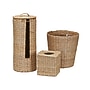 Household Essentials Wicker Bathroom Accessories Set, Natural, 3 Pieces (HHML-6635)~#|#~198574AF-FF47-4156-BFDCF71811CECB72_sc7
