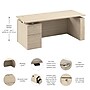 Bush Business Furniture Stratus 72"W Electric Adjustable Standing Desk with File Cabinet, Natural Elm (SUT008NE)~#|#~198E2075-7F96-482A-84373106BD71E30C_sc7