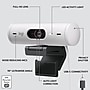 Logitech Brio 500 HD 1920 x 1080 Webcam, 4 Megapixels, Off-White (960-001427)~#|#~198F3797-CAB8-4501-8B45DF7D1969ACCF_sc7