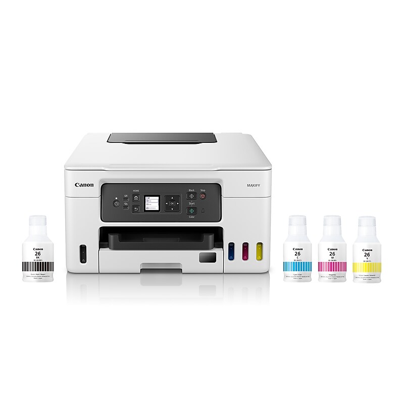 Canon MegaTank MAXIFY GX3020 Wireless Color All-in-One Inkjet Printer (5777C002) image 1
