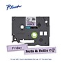 Brother P-touch Laminated Label Tape, 1/2" x 13.1', Black on Pastel Purple (TZeMQF31)~#|#~1997BD3E-5910-4CBD-A0DA6B6407EC70F9_sc7