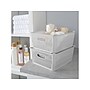 Simplify Slide to Stack Storage Tote, Plastic, Gray, 2/Pack (25930-GREY-ST)~#|#~199BAFE9-EE58-4852-89170248F79D86BD_sc7