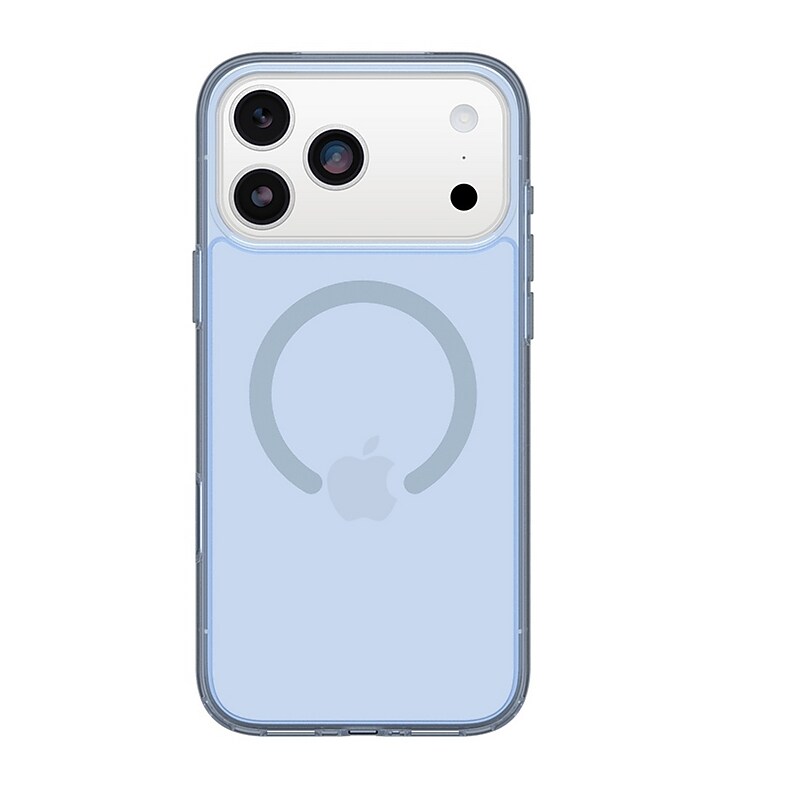 OtterBox Symmetry MagSafe Phone Case for Apple iPhone 17 Pro Max, Shock Absorbing, Blue Bliss (77-98873) image 1