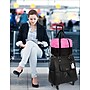 Karla Hanson Pack n Fold Polyester Shoulder Bag, Pink (50709PINK)~#|#~19AD13F3-CFA0-45AB-84F86B74F12FA9F6_sc7