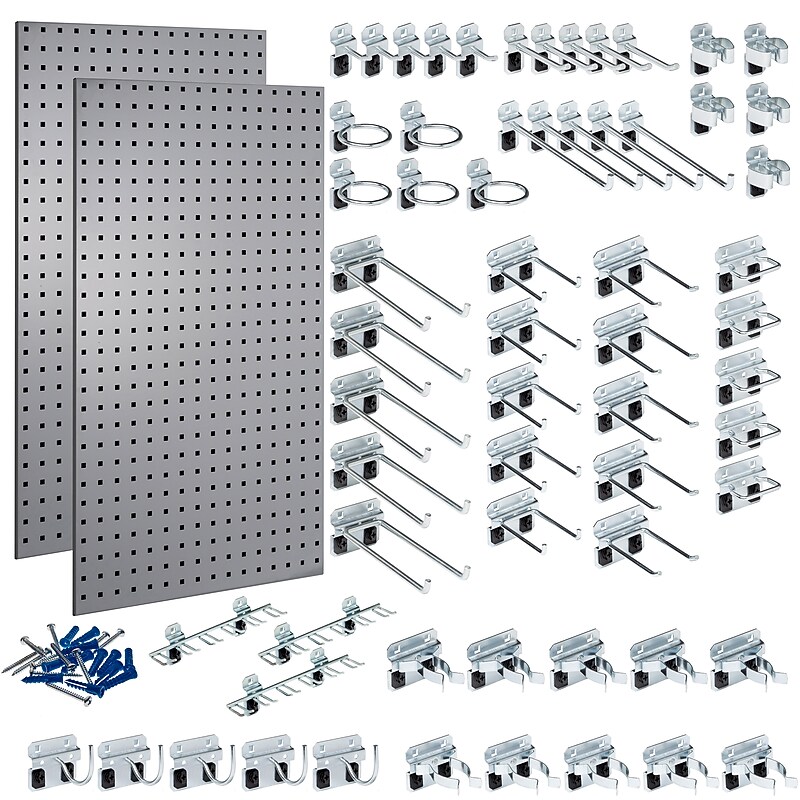 Triton Products LocBoard Pegboards with 63 pc. LocHook Assortment (LB2-GKit) image 1