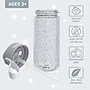 bentgo Plastic Water Bottle, 15 oz., Silver Glitter (BGKDWB1-SL)~#|#~19AE957E-A28D-4D08-95676C9B5BF22FF6_sc7