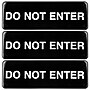 Excello Brands Restroom Indoor Wall Sign, 9" x 3", Black/White, 3/Pack (EGP-HD-0260)~#|#~19B632D3-11C9-4E9C-8706382048B55D4A_sc7