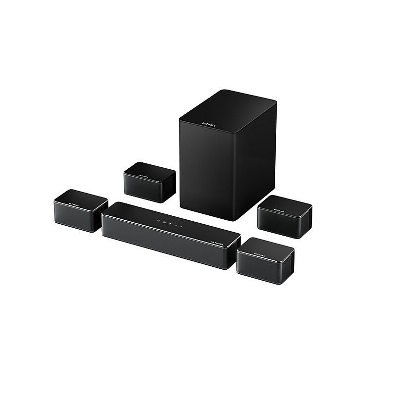 Ultimea Poseidon D80 7.1 Dolby Atmos System, Black (U2620) image 1