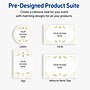 Avery Gold-White Christmas Trees Matte Blank Card, White, 120/Pack (S00-FE2)~#|#~19B94FD9-8AAC-4219-B11211FDF41467CA_sc7
