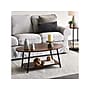 Household Essentials Jamestown 39.38"W x 23.5"D Laminate Coffee Table, Mid-Century Walnut/Black (8134-1)~#|#~19BB9E7D-E7E2-43EB-96BF34A98D3A2F31_sc7