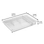 iDESIGN 7-Compartment Expandable Plastic Drawer Organizer, Clear, 2 Piece (29019M2)~#|#~19C179FD-1511-4544-882E8B36FA212F23_sc7