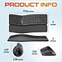 Delton KB250/S38 Wireless Ergonomic Keyboard and Optical Mouse Combo, Black (DKME250S38-WB)~#|#~19C1CCA2-6FD6-4A9B-ADF2BCB61E7E6452_sc7