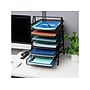 Mind Reader 6-Tier Stackable Paper Desk Tray Organizer, Metal, Black (6TPAPER-BLK)~#|#~19C374B4-A069-43CB-B24F587D11EC7BF9_sc7