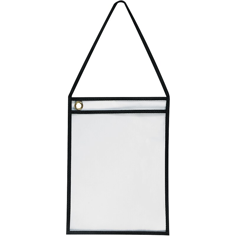 Partners Brand Standard Weight Stitched Job Ticket Holder, 9" x 12", White, 15/Carton (JTH123) image 1