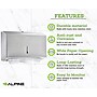 Alpine Industries Centerpull Paper Towel Dispenser, Stainless Steel, 2/Pack (481S-2PK)~#|#~19C5F3D8-F412-4C4F-B513C5BA5BDCB291_sc7