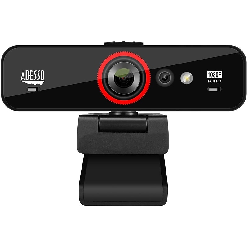 Adesso CyberTrack F1 Webcam, Black image 1
