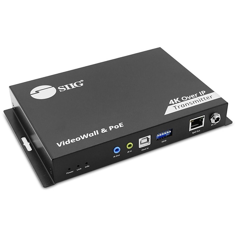 SIIG HDMI IP Transmitter 4K 60Hz (CE-H27F11-S1) image 1