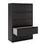 Staples HL8000 Commercial 5 File Drawers Lateral File Cabinet, Locking, Black, Letter/Legal, 42"W (21748D)~#|#~19D1E058-B1A9-4992-8118509D2D37322C_sc7