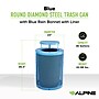 Alpine Industries 4460 Steel Mesh Recycling Bin, 36 Gallon, Blue (ALP4460-01-D)~#|#~19D546FC-1BBB-406B-B74CAD7E0FE94B07_sc7