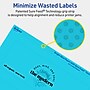 Avery Printable Rectangle Multipurpose Labels, 2.5" x 7", Bright Blue, 30/Pack (94247)~#|#~19D5C26E-4764-477C-93C6F6FBB4B99433_sc7