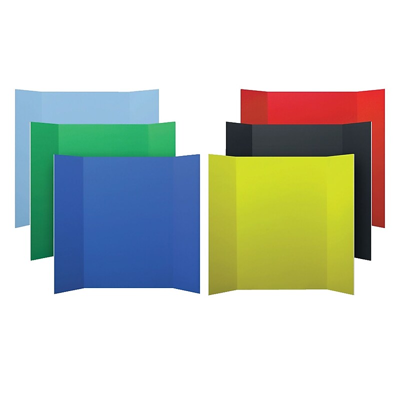 Flipside Foam Project Board, 36" x 48", Assorted Colors, 24/Carton (30049) image 1