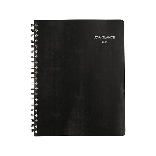 2025 ATAGLANCE QuickNotes 8" x 11" Weekly & Monthly Planner, Faux