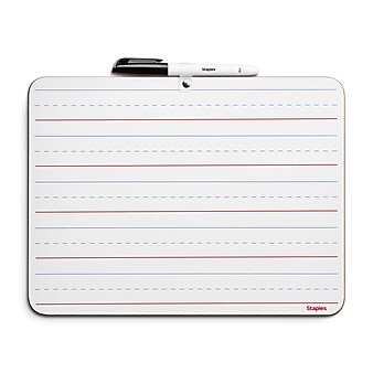 Staples Dry-Erase Learning Board, 8.9" x 11.8" (44951)