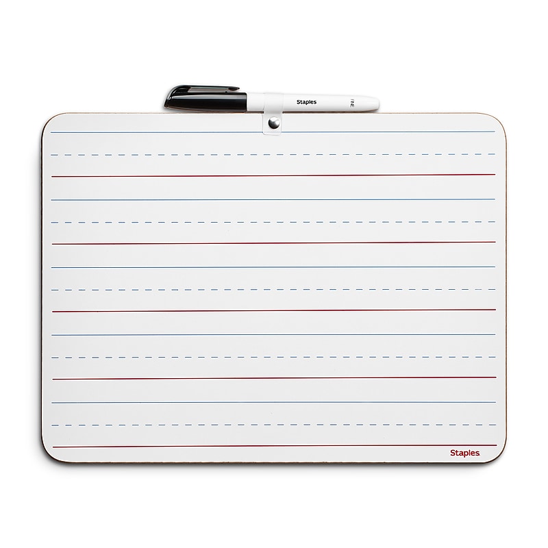 Staples Dry-Erase Learning Board, 8.9" x 11.8" (44951) image 1