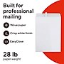Staples 9 x 12 Catalog Mailing Envelopes, White Wove, QuickStrip EasyClose Peel & Seal, Strong Self‑Seal Closure, 100/Pack~#|#~19E03B3D-8202-4E47-AB85E0265777259C_sc7