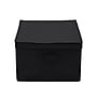 Household Essentials 10" Storage Bins, Reinforced Fabric, Black (HH7615-1)~#|#~19EB3FFA-7721-4269-848340BB23986BCB_sc7
