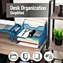 Mind Reader Metal Desktop Organizer Vertical File Holder Paper Letter Tray, Turquoise (MESHBOX5-TUR)~#|#~19F28989-E507-46A4-8B596CD916ECB524_sc7