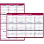 2025-2026 AT-A-GLANCE 48" x 32" Academic Yearly Wet-Erase Wall Calendar, Reversible, White/Red (PM36AP-28-26)~#|#~19F3AAFD-E1FB-4AB9-8FFA01FAA32F4B2B_sc7