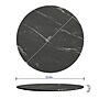 Flash Furniture TopGuard 24" Round Wood Outdoor Table Top, Black Faux Marble (STRD600MMBKMAR)~#|#~19F9FAC8-7320-4E9A-806A094B05EE371B_sc7
