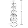 Azar Five-Tier Cascading Bowl Floor Display, Clear (750050)~#|#~19FF36C6-9A17-4A54-B7203A71DB9E4261_sc7