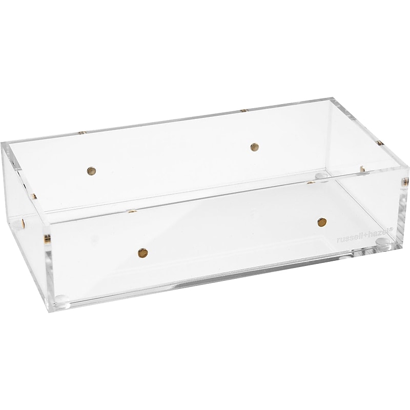 Russell+Hazel Bloc Acrylic Small Drawer Organizer, Clear (98146) image 1