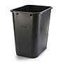 Coastwide Professional™ Indoor Trash Can Without Lid, Black Soft Molded Plastic, 7 Gallon (CW56429)~#|#~1A0F103D-3F83-4135-ABBA259D79379B18_sc7