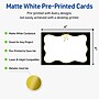 Avery Rectangle Matte Blank Card, White, 20/Pack (19479370849)~#|#~1A0FE3DA-BF33-4FE3-96150B698BC06CD1_sc7