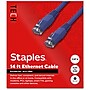 Staples TECH 14 ft. Cat-6 Ethernet Cable, Male to Male, Blue (ST62455)~#|#~1A136CE2-45EF-41F9-AF244C015D1B19FC_sc7