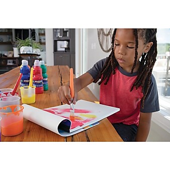 Prang Ready-To-Use Washable Tempera Paint, Assorted Colors, 16 oz., 12/Carton (21696)