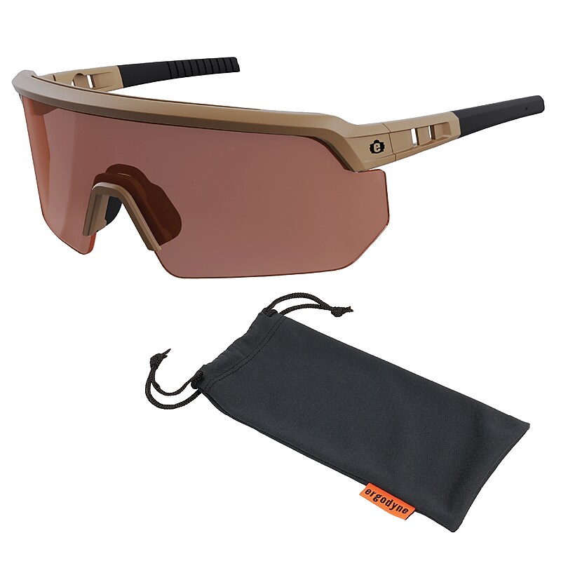 Ergodyne Skullerz AEGIR-HC Safety Glasses, Bronze Lens (55200) image 1