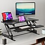 Mount-It! 38"W Manual Rectangular Adjustable Standing Desk Converter, Black (MI-15009)~#|#~1A1EBCC4-9FFB-4349-A1994DBD6B1AE5EB_sc7