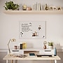 U Brands Magnetic Dry Erase Whiteboard, White Decor Frame, 30" x 20" (2071U00-01)~#|#~1A228E41-8E01-45FF-A9E8FC9481BE9C14_sc7