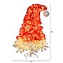 Nearly Natural 5-ft Pre-Lit Artificial Holiday Red Santa’s Hat Christmas Tree with 300 LED Lights and 720 Tips (T4794)~#|#~1A236627-8676-41D6-9E921AC59CDC83B1_sc7