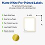 Avery Laser/Inkjet Rectangle Multipurpose Labels, 4" x 3-1/3", White, 40/Pack (S00DMQ)~#|#~1A277EC3-8F30-4419-8BB3DC8FE12495B6_sc7