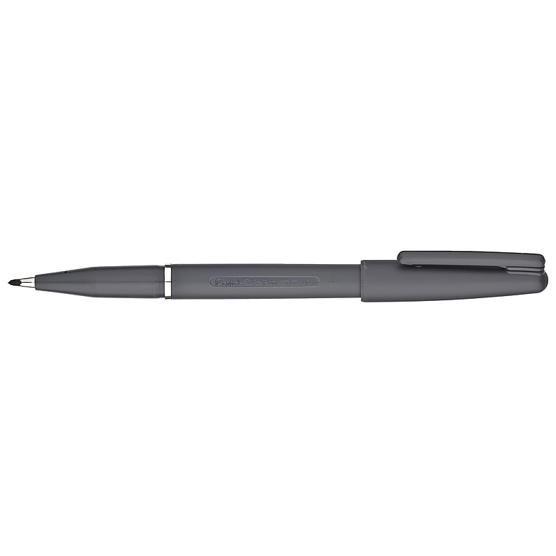 Pentel Arts Sign Pen, Black Ink, Dozen (PTAST150A) image 1