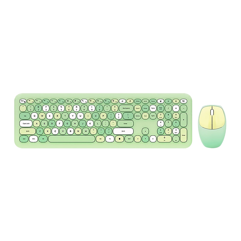 SaharaCase Wireless Keyboard and Mouse Combo, Sage Mist (KB6) image 1