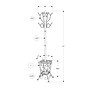 Monarch Specialties Inc. Coat Tree, Black, Metal (I 2060)~#|#~1A326A1E-9D02-485E-B88ED975BE896FBB_sc7