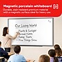 TRU RED™ Magnetic Porcelain Dry Erase Board, Gunmetal Frame, 8' x 4' (TR61188)~#|#~1A334A4C-3EEB-4434-A6B20F9A905294AC_sc7