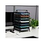 Mind Reader Metal Front Loading Letter Tray, Letter/Legal Size, Black (7TPAPER-BLK)~#|#~1A3ACC1F-3752-49ED-84C4DE2444A05943_sc7